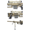 Réplique M200 6mm Tan : Précision CNC, 400 fps, Bipied Inclus
