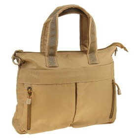 Sacoche ordinateur tactique Tan 44x35 cm - Nylon 1000D robuste