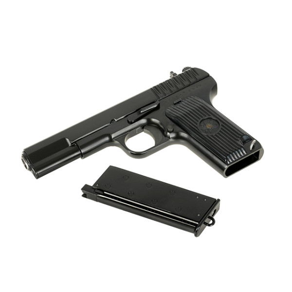 Pistolet Gaz TT33 Noir 6mm : Précision et Réalisme Blowback