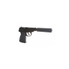Pistolet Gaz Makarov 6mm Silencieux - Métal, Semi-auto, 16+1