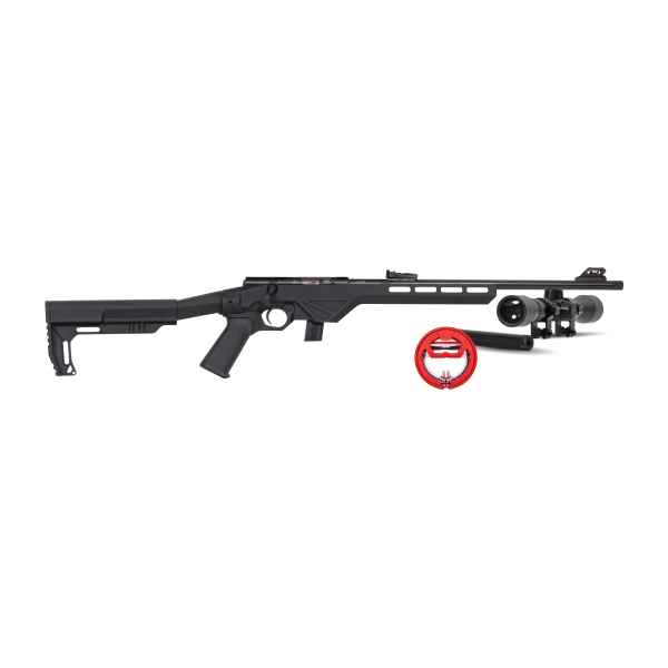 Pack Carabine Trakr 22LR avec Lunette 4x32 et Réducteur de Son