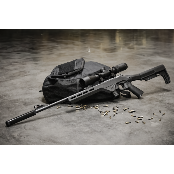 Carabine Trakr 22LR : Précision et Crosse Tactique Synthétique