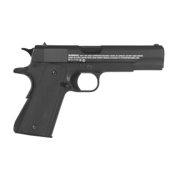 Pistolet GBB 1911 CO2 4.5-BBS : Réalisme et Puissance 2.85J