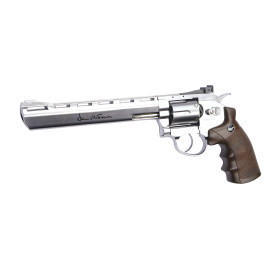 Revolver Dan Wesson 8'' Chrome 4,5 BB's - Précision CO2 3J