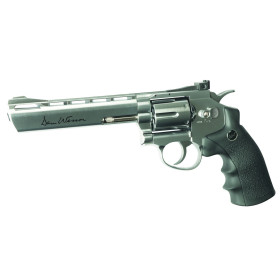 Revolver Dan Wesson 6'' Chrome Mat 4.5mm CO2 - Puissance 3J
