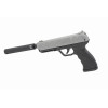 Pack Pistolet Bravo CO2 C50 : Calibre .50, 18 Joules, Silencieux Inclus