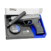 Pack Pistolet Bravo CO2 C50 : Calibre .50, 18 Joules, Silencieux Inclus