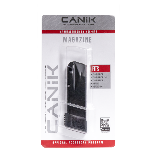 Chargeur 15 coups CANIK TP-9 SUB ELITE avec extension poignée