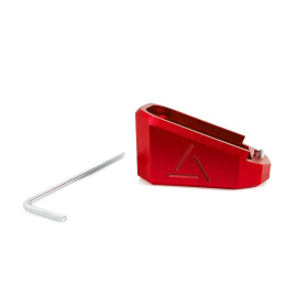 Extension de chargeur alu rouge +3 pour CANIK TP9, calibre 9x19