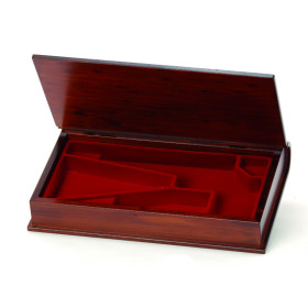 Coffret en Noyer Type Livre : Rangement Discret et Élégant