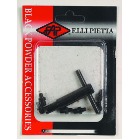 Clé démonte cheminée PIETTA avec 6 cheminées inox 6x3/4