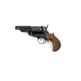 Réplique 1851 Navy Yank Snubnose Cal 44 PN - 6 Coups, Acier Jaspé
