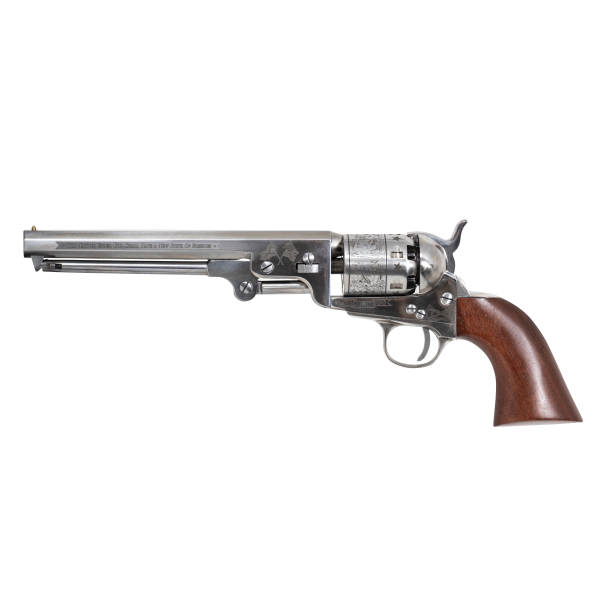 Réplique Colt 1851 Navy Cal 36 PN - Acier Gravé, Canon 7,5