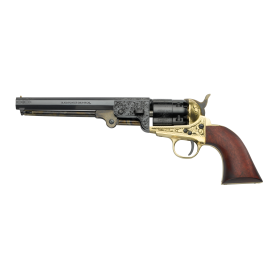 Réplique 1851 Navy Deluxe Cal 44 PN - Laiton, Canon Octogonal