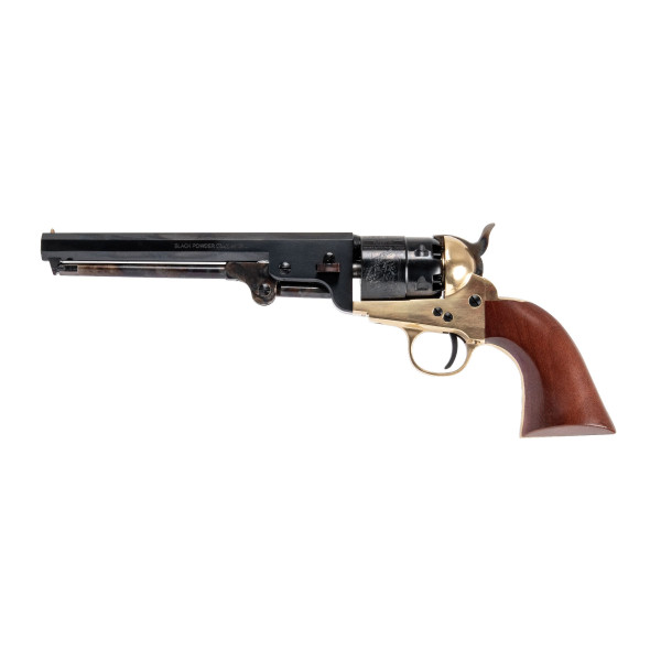Réplique 1851 Navy Laiton Cal 44 PN - Cadre Laiton Robuste
