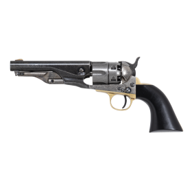 Réplique Revolver 1862 Police Sheriff Cal 44 PN, Acier Vieilli