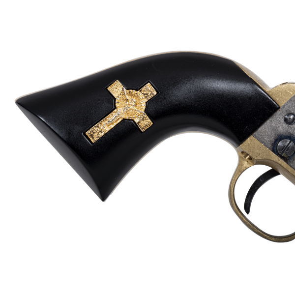 Réplique Revolver 1862 Police Sheriff Cal 44 PN, Acier Vieilli