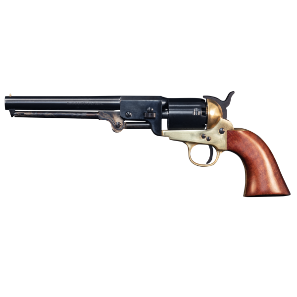 Réplique 1851 Navy Confederate Cal. 36 PN, Laiton Authentique
