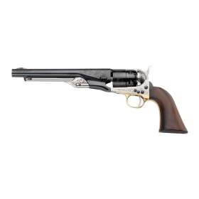 Réplique 1860 Army Acier Deluxe Cal 44 PN - Canon 8" Gravé