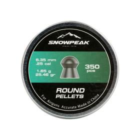 Plombs Ronds C6.35 x350 : Précision 6.35 mm pour Tir Loisir