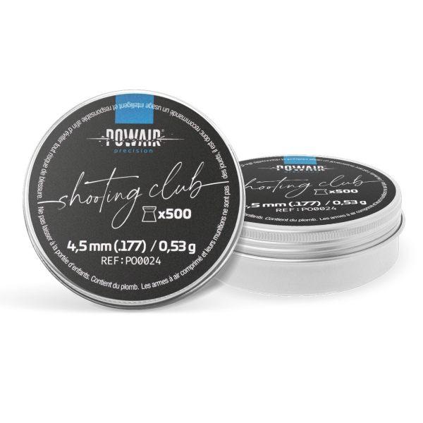 Plombs plats 4.5 mm x500 - Précision optimale pour l'entraînement