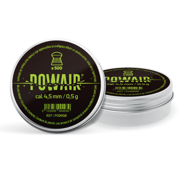 Plombs Domed C4.5 x 500 : Précision 4.5 mm pour Tir Loisir