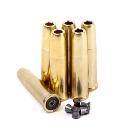 Douilles Plombs C4.5 mm pour Revolver CROSMAN - Pack de 6