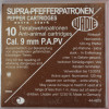 Cartouches 9Mm Supra Pepper : Défense Personnelle Efficace X10