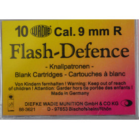 Cartouches 9Mm/380 Flash Blanc X10 – Flamme éclatante, pour revolver