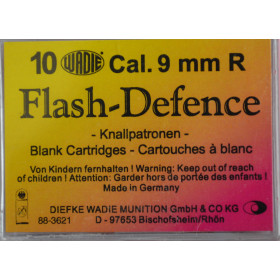 Cartouches 9Mm/380 Flash Blanc X10 – Flamme éclatante, pour revolver
