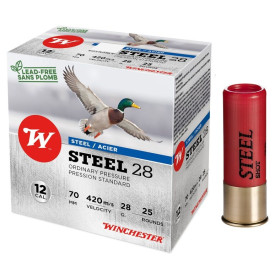Cartouches 12/70 Super Acier 28g N9 - Chasse Canard Efficace
