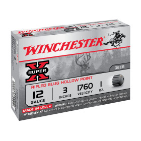 Balles 12/76 Slug Super X Rifled 28g : Précision et Puissance