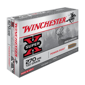 Balles 270Win 130gr Power Point : Efficacité Gros Gibier