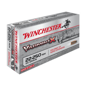 Balles 22-250Rem Varmint X 55gr - Précision et Trajectoire Tendue