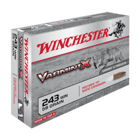 Balles 243Win Varmint X 58gr - Précision Longue Distance