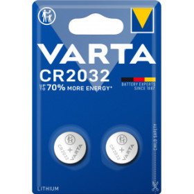 Piles Lithium CR2032 x2 : Fiabilité 3V pour Équipements Extérieurs