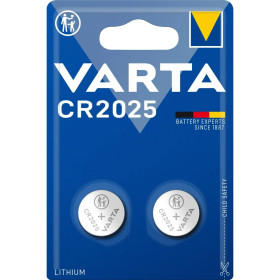 Piles Lithium CR2025 x2 - Fiabilité 3V pour Équipements Extérieurs