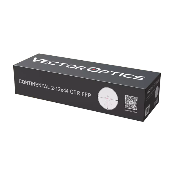 Lunette Continental X6 2-12x44 CTR : Précision FFP et Verrouillage