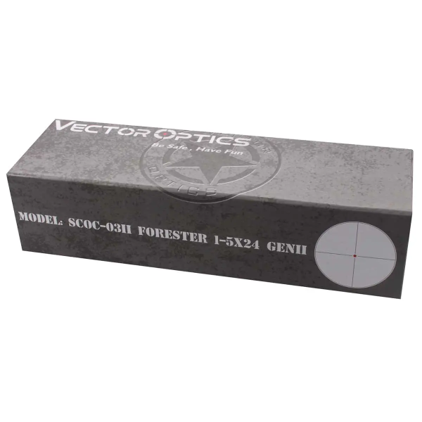 Lunette Forester 1-5x24 G2 : Précision et Réticule VFD-2