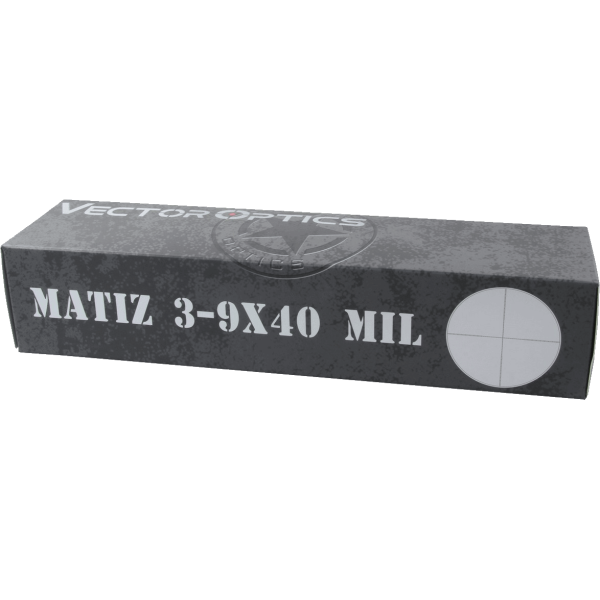 Lunette Matiz 3-9x40 Mil : Précision et Résistance pour Tir Longue Distance