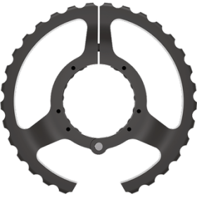 Roue de commande Continental en aluminium pour lunettes 33,5-35 mm