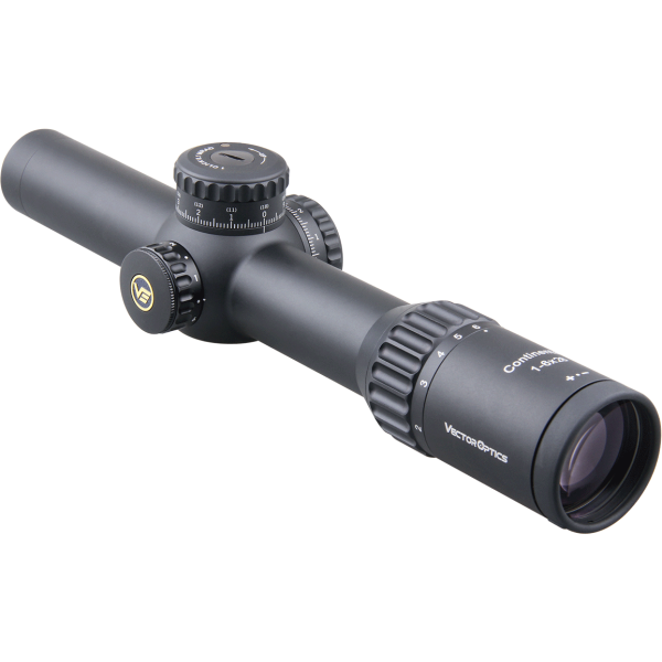 Lunette Continental X6 1-6x28 FFP : Optique Schott HD 34mm