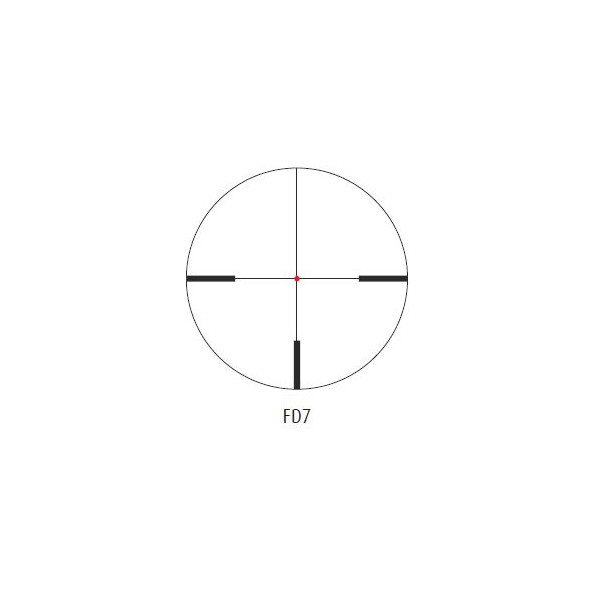 Lunette Zenith LM 3-12x50 FD7 : Réticule FlashDot, Précision Optique