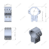 Collier 30mm Réglable pour Rail 11mm - Aluminium 6061-T6