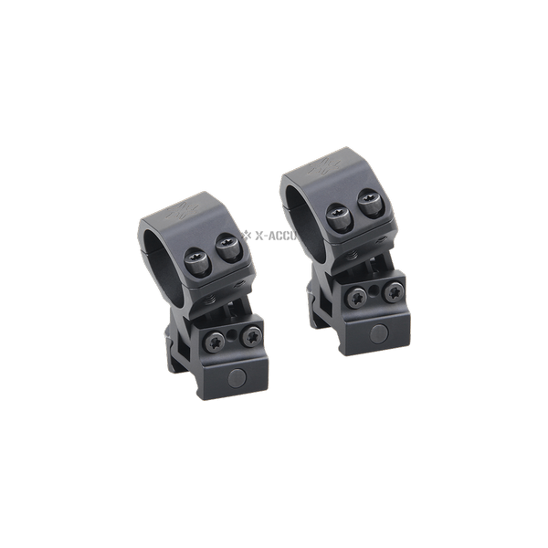 Colliers 25.4mm Réglables pour Rails Picatinny 1913