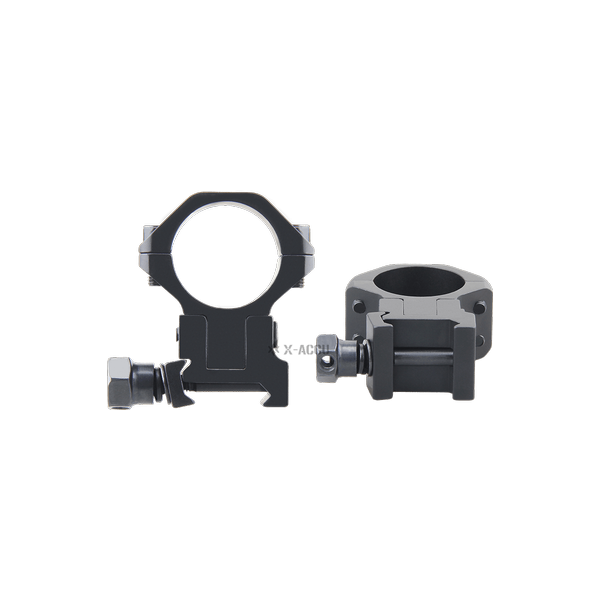 Colliers 25.4mm Réglables pour Rails Picatinny 1913