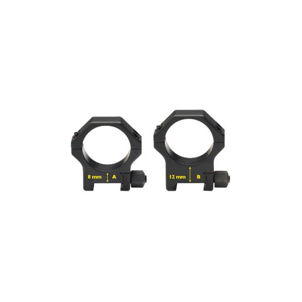 Colliers Rail 22mm, Diamètre 34mm, Hauteur 8mm, Fixation Stable