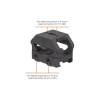 Adaptateur VAS Point Rouge - Embase Picatinny 32mm Robuste