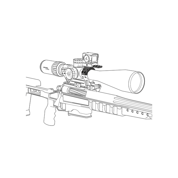Kit Montage X-Accu 30mm : Fixation Stable pour Viseur Rouge