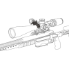 Kit Montage X-Accu 30mm : Fixation Stable pour Viseur Rouge